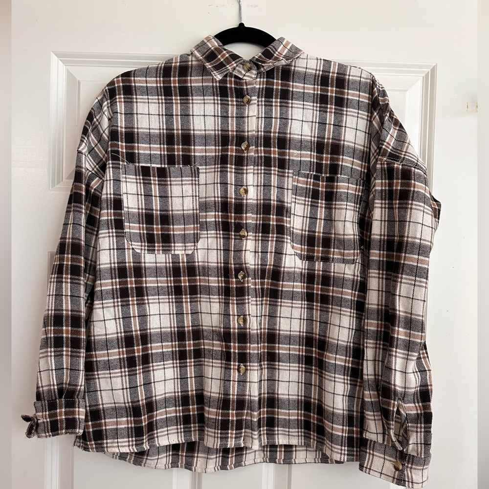 Size small brown pacsun flannel